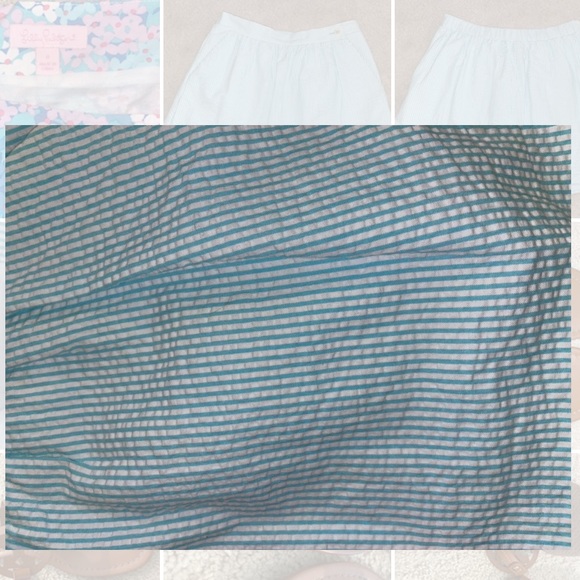 Lilly Pulitzer Seersucker Skirt Size XS - Picture 4 of 4